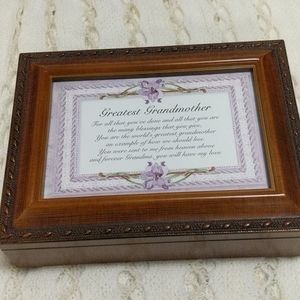 Greatest Grandmother Musical Jewelry Box